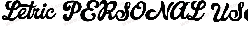 Letric PERSONAL USE字体转换